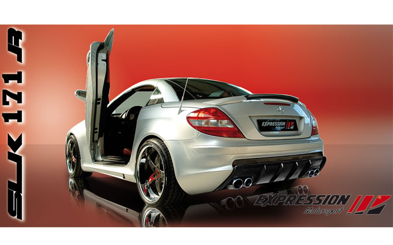 SLK r171 - Expression motorsport - pare-choc arriere - rear bumper – Heckshürze - ??????? ?????? - parachoques traseros - pare-choc avant - front bumper – spoilerstoBfänger - ???????? ?????? - parachoques delanteros – capot - cover – Decke – ???????? – cobertura - jupe laterale - side skirt set – seitenschweller - ????? ???? ??????? - tome partido conjunto de falda – ailleron – spoiler – Verderber – ????? - expoliador - pot d'échappement - exhaust rear muffler – sportauspuff - ?????????? ??????? ????? - agote silenciador trasero - paraurti posteriore - paraurti anteriore – coperchio - serie di gonna laterale - spoiler - esaurire la sciarpa posteriore - ????? ?????? - ???? ?????? – ???? - ??? ?????? ????? – ?????? - ?????? ?????? ???? ????? - ??????, ?????? - ?? - ????? - ??? - ???????? - ?????????? - ?????????? - ??? - ???????? - ?????? - ?????????? 